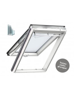 FINESTA IN LEGNO RIVESTITO IN POLIURETANO BIANCO - GPU - VELUX