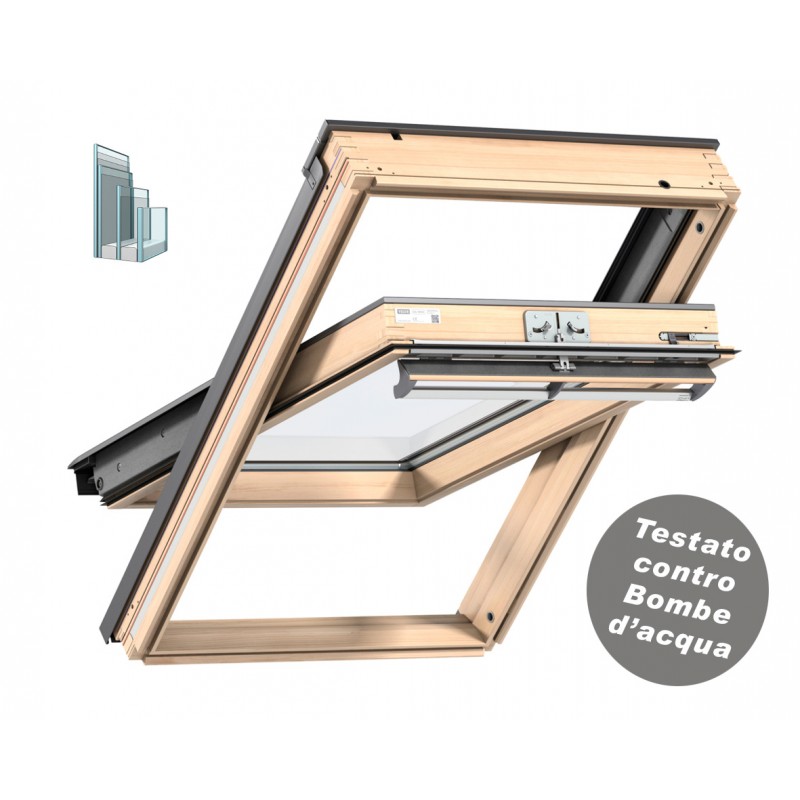 FINESTRA A BILICO MANUALE TRIPLA PROTEZIONE - GGL - VELUX